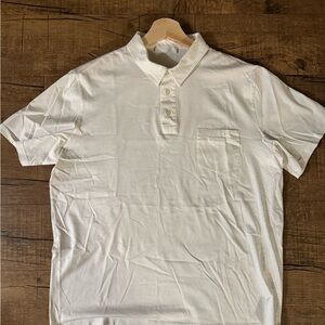 Prada White Men's Polo Shirt